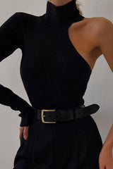 asymmetrischer Jumpsuit mit einem Ärmel