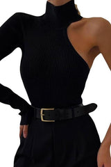 asymmetrischer Jumpsuit mit einem Ärmel