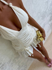 RIOLO MINIKLEID ELFENBEIN