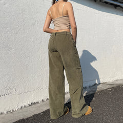 Cordhose mit Knopfleiste