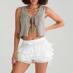 Tigerprint Krawatte Ultra Short