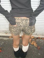 Waffel-Foldover-Lounge-Shorts