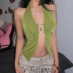 Stricktop mit Twist-Knoten-Bandeau-Strick