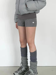 Verwaschene, lässige Retro-Shorts