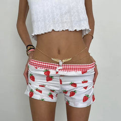 Leopard Low-Rise Y2K Short