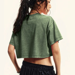 Cherry Cup Washed Slim Fit T-Shirt