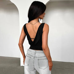 Geripptes OK Gesture Stricktop
