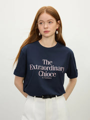 T-Shirt im Urlaubsstil mit Buchstabenprint