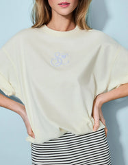 Hip-Hop-Oversized-T-Shirt mit Grafikprint