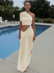 Mesh-besetztes, gerafftes Bodycon-Urlaubskleid