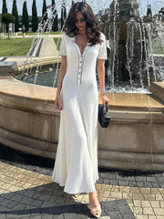 Rippstrick-Maxikleid