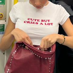 Punk-Korsett-Schnür-Crop-Top
