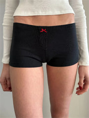 Jeansshorts mit Sternenmuster, knielang
