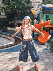 Streetwear-Shorts mit Leopardenmuster