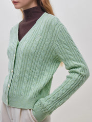 Lässiger, lockerer Strickcardigan für den Winter