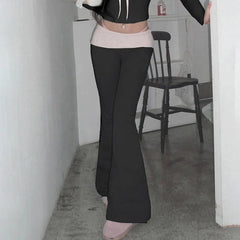 Low Waist Schlaghose