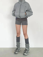 Verwaschene, lässige Retro-Shorts