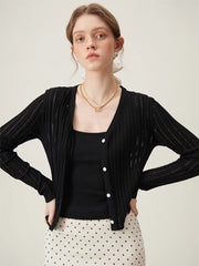 Luftige, lässige Strickjacke für den Sommer