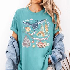 Retro Space Schnelltrocknendes Sommer-T-Shirt