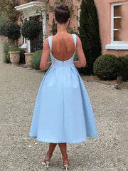 Wickelkleid in A-Linien-Länge mit Falten