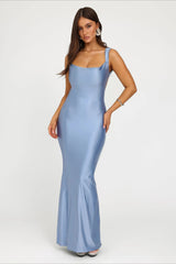 Midi-Partykleid mit Rückenbindeverschluss und Raffungen
