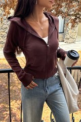 Y2K Trendy Strickhoodie