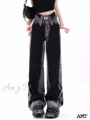 Amy Fashion - Vintage Harajuku Teenagers Y2K Aesthetic Clothing Autumn Baggy Clothes For Women’s