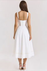 Ditsy Floral Slim Fit Slip Dress