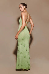 Elegantes, figurbetontes Maxikleid mit Cami-Oberteil für festliche Anlässe