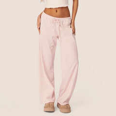 Gestreifte Pyjamahose mit Kordelzug