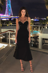 Paillettenbesetztes Tanktop-Kleid, elegantes Partykleid für Damen mit schmaler Taille