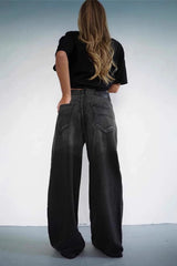 Trendige Jeans mit Ombré-Effekt und niedrigem Bund