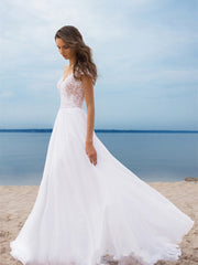 Abendkleid mit offenem Vorderteil 
