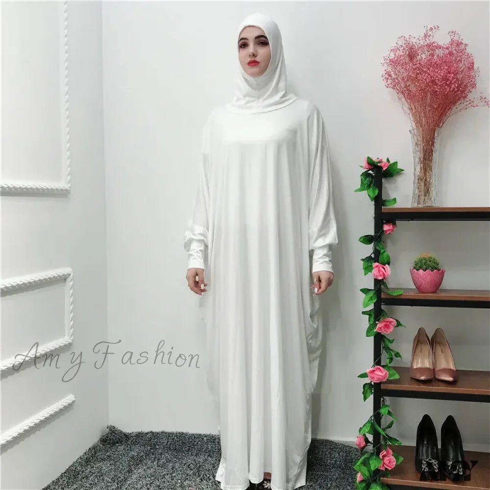 Ramadan Muslim Prayer Hijab Garment Fashion Hooded Abaya Full Cover Long Sleeve Islam Dubai Modest