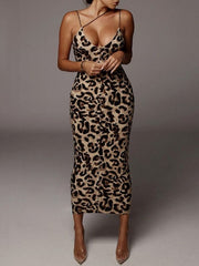 Kleid mit V-Ausschnitt 