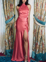 Vintage chinesisches Cheongsam-Hochzeitskleid für Brautjungfern 