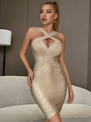 Cocktailkleid mit rückenfreiem Ausschnitt 