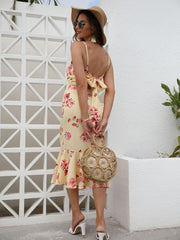 Sexy bedrucktes Kleid mit Cut-outs 